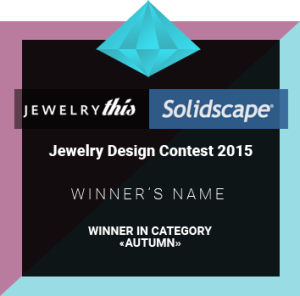 JewelryThis and Solidscape Jewelry Design Contest Winning Certificate