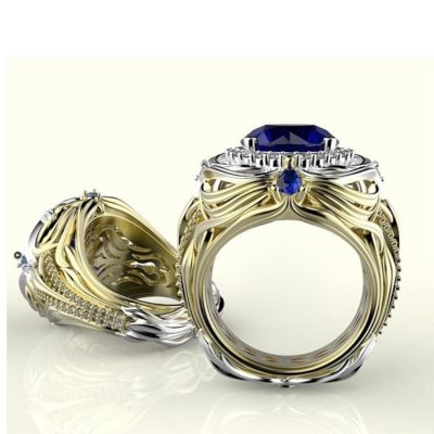 Princess Crown fashion ring by Anna Popovych from the Ukraine