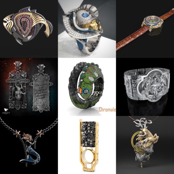 2018 Best Jewelry Design Competition at JUNWEX Moscow Finalists
