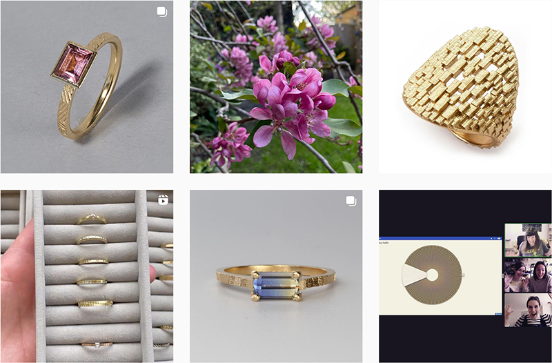 Jo Hayes Ward Instagram feed rings, inspiration and collaboration