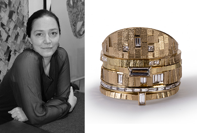 Jo Hayes Ward 3D jewelry designer and stacked rings